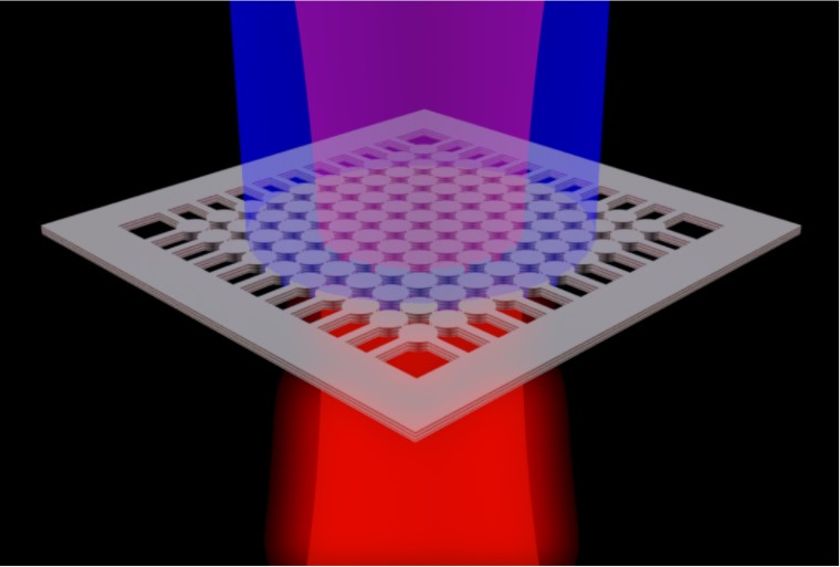 graphic of bound state in continuum surface emitting laser 